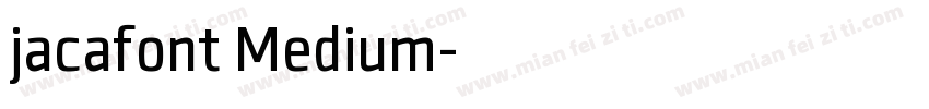 jacafont Medium字体转换